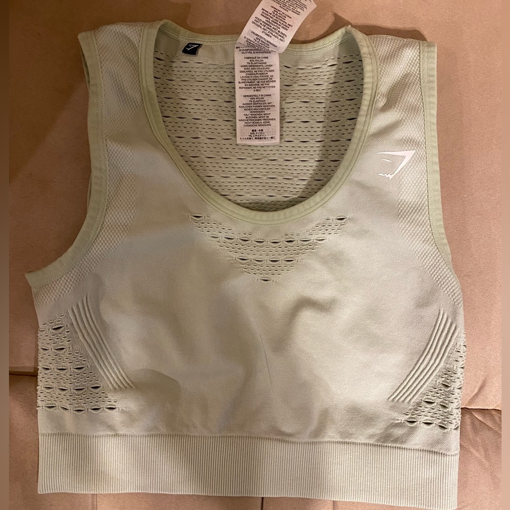 Mint Green Gymshark Sports Bra